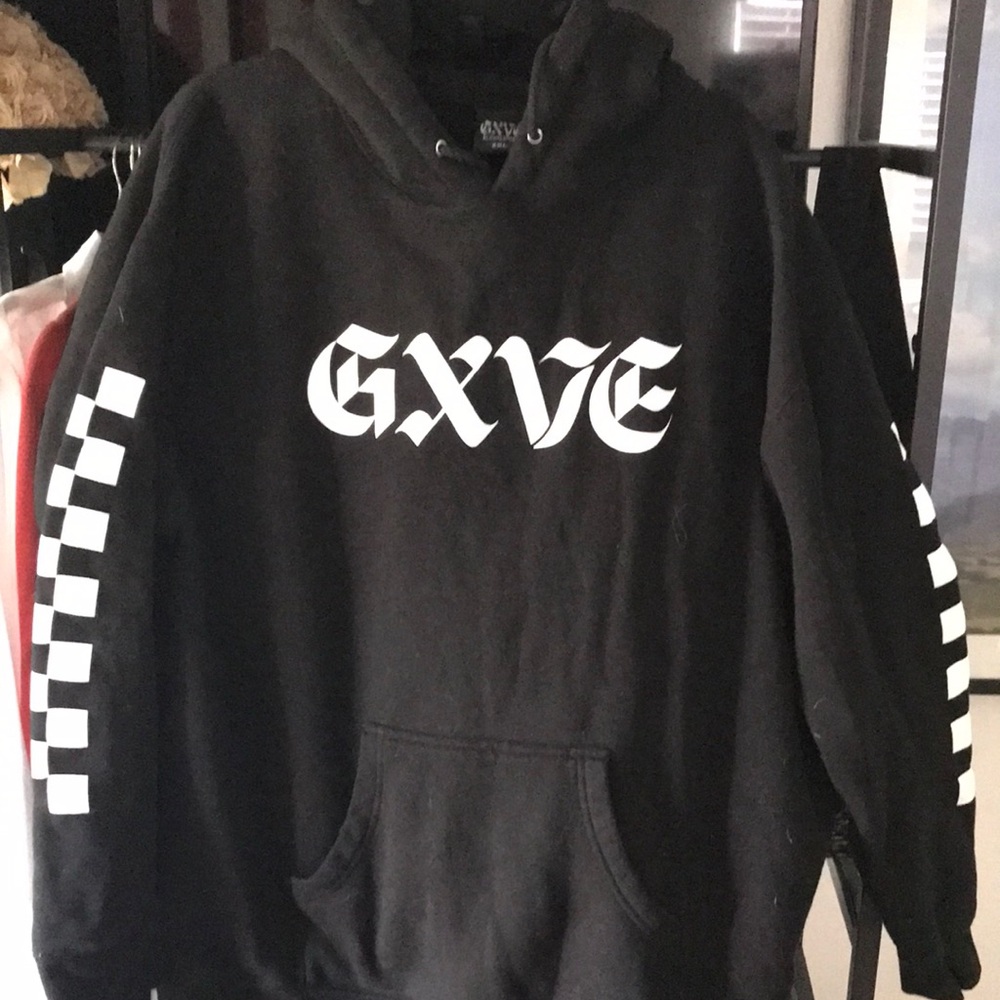 GX by Gwen Stefani Black and White Checkered Sweater